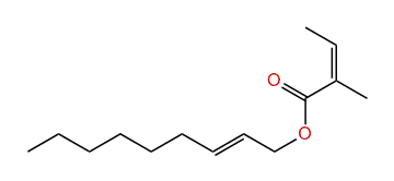 (E)-2-Nonenyl (Z)-2-methyl-2-butenoate